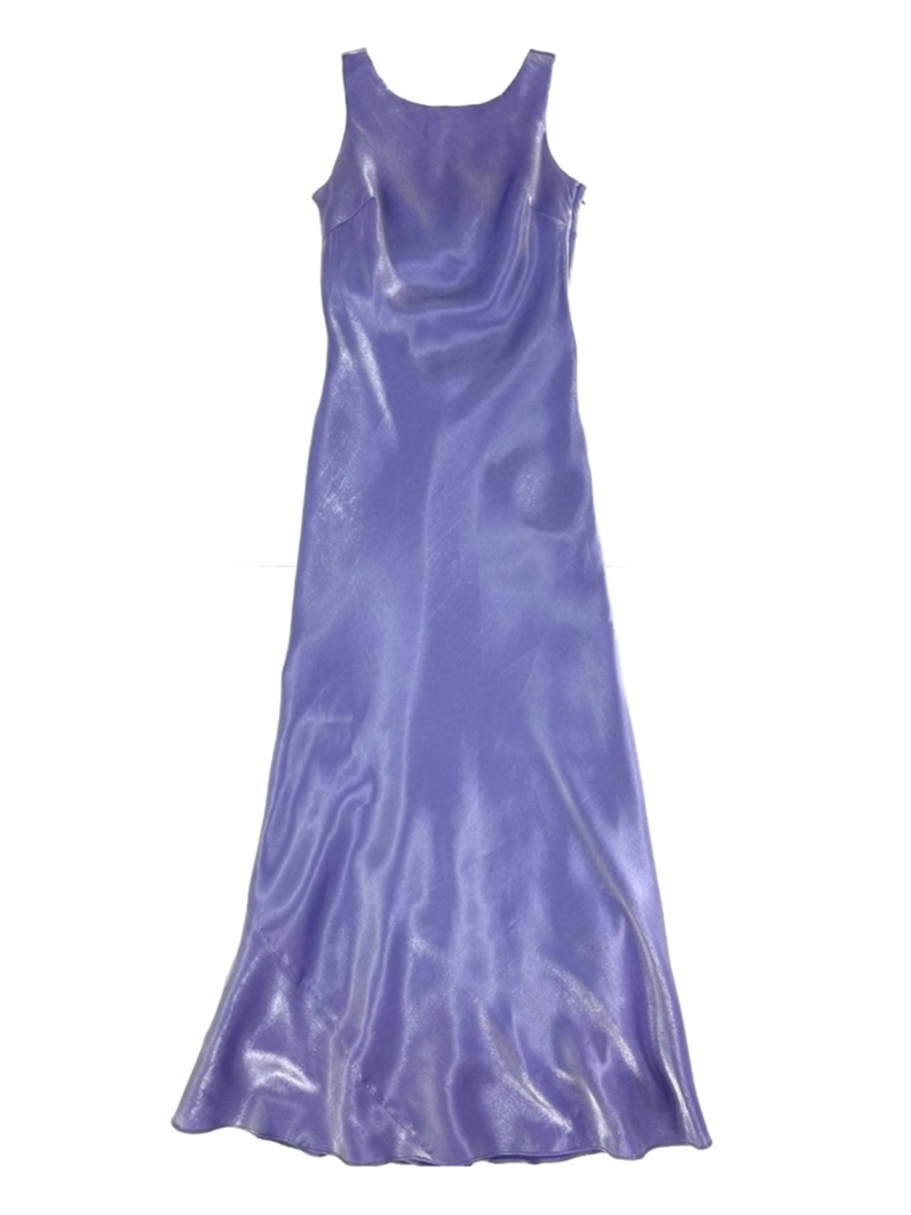 Vintage De Laru violet purple sleeveless formal dress